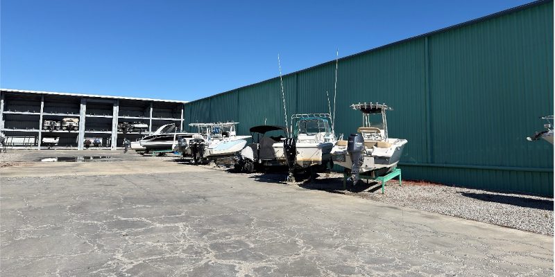 Outdoor Boat Storage in Little River, South Carolina